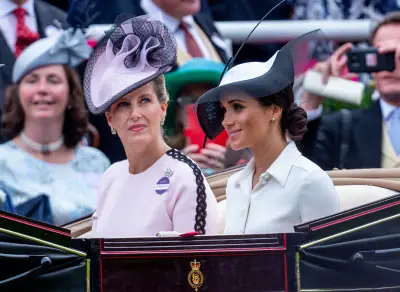 Sophie, Duchess of Edinburgh ‘relieved’ she no longer has to curtsy to Meghan Markle after receiving her new title